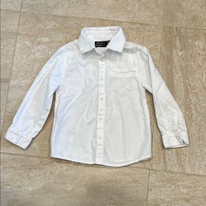 Mayoral White Button Down Kids Shirt